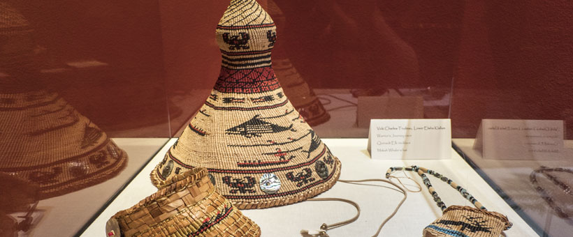 Native artwork in the Longhouse